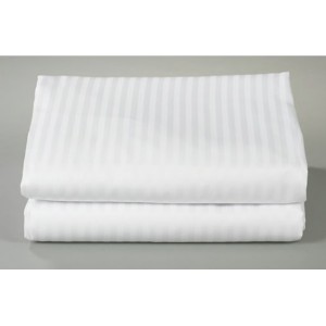 Otel çarşafı Çift kişilik  280x280cm 83 tel çizgili kumaş